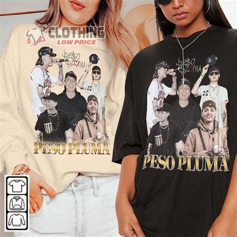 Peso Pluma Music Fan Tour Shirt Peso Pluma Merch Peso Pluma Mexico Tour 2023 Hoodie