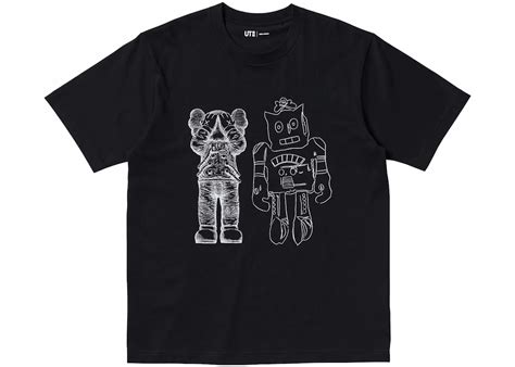 Kaws X Warhol Ut Graphic 476351 T Shirt Asia Sizing Black Ss24 Us