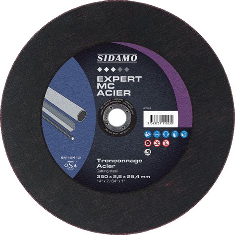 DISQUE A TRONCONNER ACIER DIAM 350X3X25 4MM EXPERT La référence du