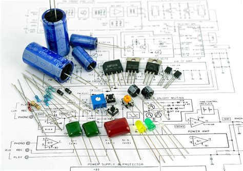 Eletrosantos Componentes Eletrônicos - Componentes eletrônicos diagrama eletrônico transistores capacitores ...