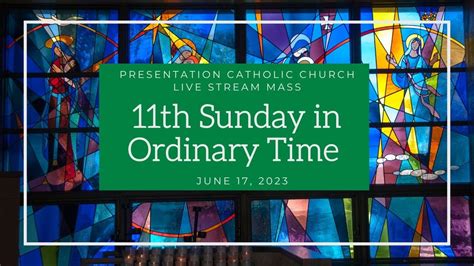 Th Sunday In Ordinary Time June Youtube