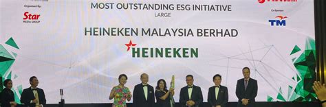 Heineken Malaysia Wins Most Outstanding Esg Initiative At The Esg