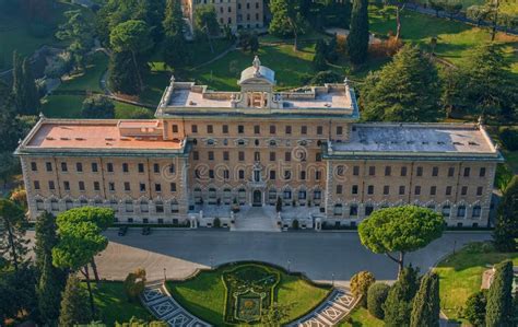 Rome, Italy: Gardens of Vatican City State Stock Image - Image of ...