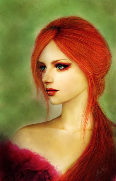 Girl With Red Hair By Geirahod On Deviantart