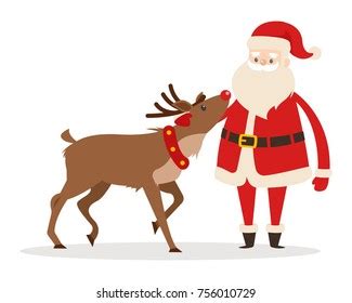 Santa Claus Characters Collection Vector Stock Vector Royalty Free