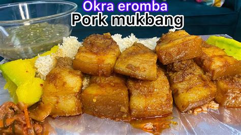 Pork Curry Manipuri Style Oksa Thongba Belendri Eromba Mukbang