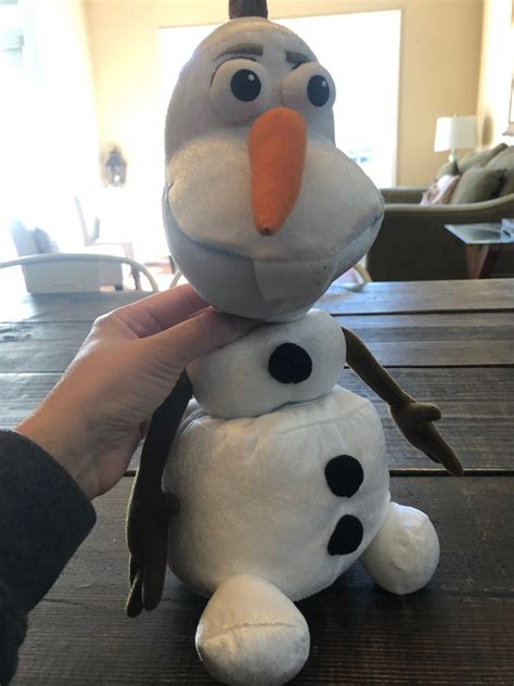 Disney Frozen Talking Olaf Plush Toy Just Play Etsy