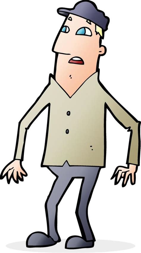 Cartoon Shocked Man 12287216 Vector Art At Vecteezy