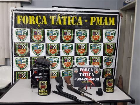 Força Tática apreende armas de fabricação caseira SSP