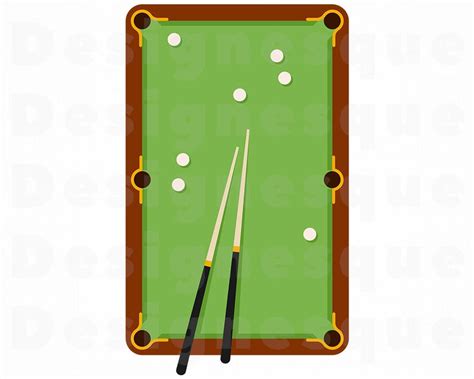 Pool Table Svg Billiards Table Svg Billiards Svg Pool Table Etsy