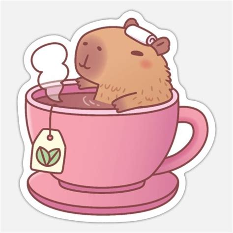 Cute Capibara In 2024 Capybara Cute Doodles Cool Stickers