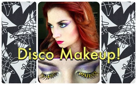 Vintage 1970s Sparkly Disco Makeup Tutorial By Cherry Dollface Disco