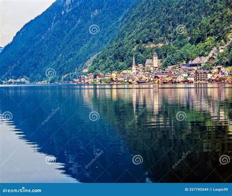 Hallstatt with Lake , Austria Stock Image - Image of europe, flora ...