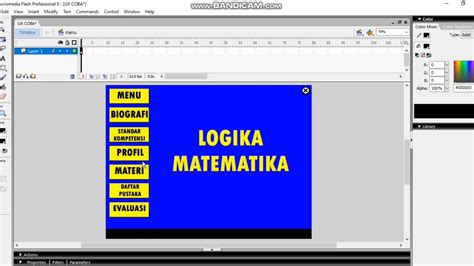 CARA MEMBUAT MEDIA PEMBELAJARAN SEDERHANA DENGAN MACROMEDIA FLASH