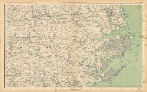 Civil War Atlas; Plate 138; Topographical Map of the Theatre of War ...