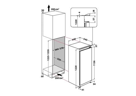 R Frig Rateur Encastrable Porte Whirlpool Arg U Techno Fr