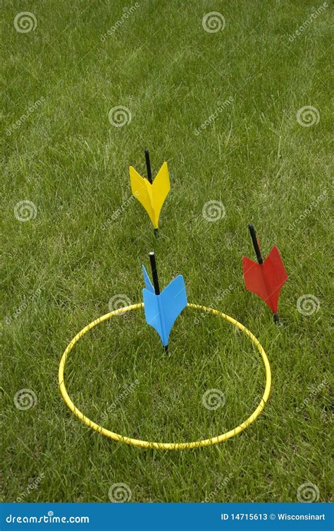 Lawn Darts, Popular Family and Party Jarts Game Stock Image - Image of entertainment, jarts ...