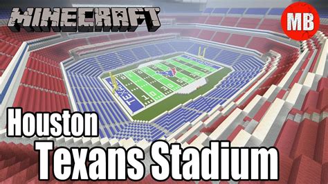 Minecraft NFL Houston Texans Stadium NRG Stadium YouTube