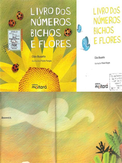 Livro Dos Numeros Bichos E Flores - Livro Dos Números, Bichos e Flores | PDF