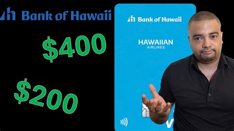 Bank Of Hawaii 400 Checking Bonus Youtube