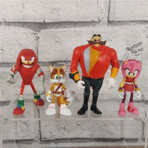 Sonic Boom Figure Bundle Eggman Knuckles Tails Amy Rose Tomy Sonic The