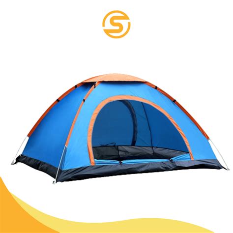 Camping Tent 2 4 Person Hiking Tent Waterproof Automatic Camping Tent ...