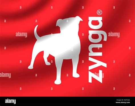 Zynga logo icon flag Stock Photo - Alamy