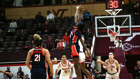 Virginia Tech Hokie Women’s Basketball Drops a Home Game to Virginia: 65-73