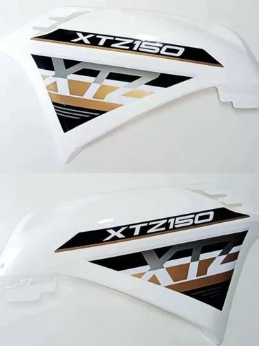 Plasticos Cubre Estanque Yamaha Xtz Blanco Cuotas Sin Inter S