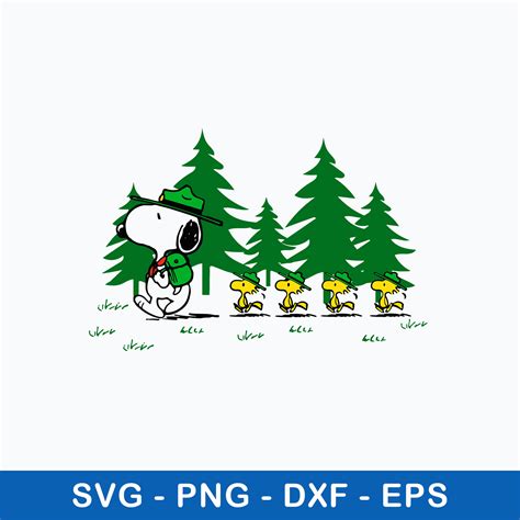 Snoopy Woodstock Camping Svg Snoopy Svg Png Dxf Eps File Inspire Uplift