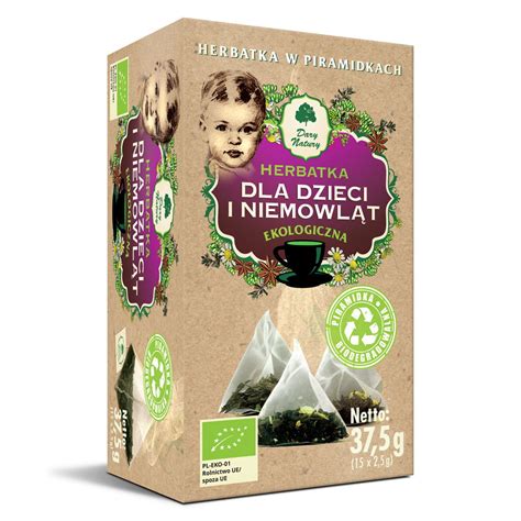 Herbatka dla dzieci i niemowląt EKO w piramidkach 37 5 g 15x2 5 g