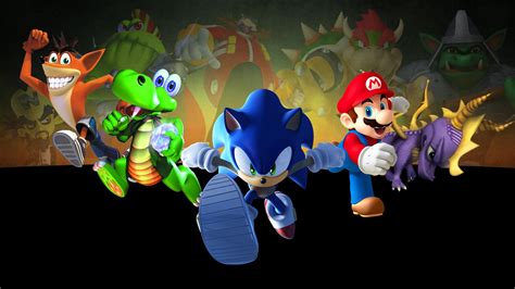 Sonic and Mario Wallpaper - WallpaperSafari