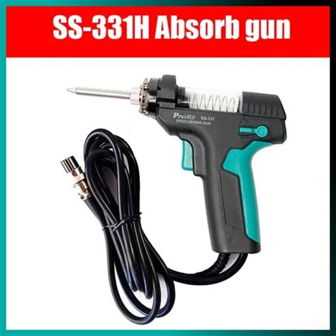 Pro Skit Ss H Electric Desoldering Station Tin Gun Suction Tin Pump