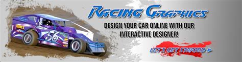 Race Car Graphics Custom Decals Wraps Vinyl Lettering