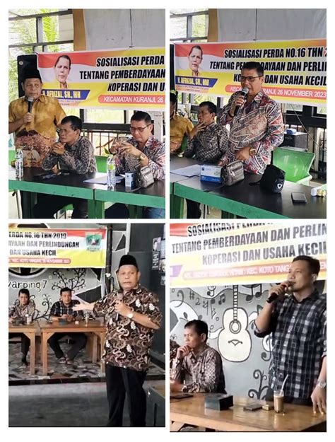 Anggota Dprd Sumbar Afrizal Sosialisasikan Perda No 16 2019 Pada