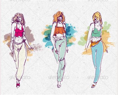 45 Best Fashion Design Sketches For Your Inspiration Free And Premium Templates