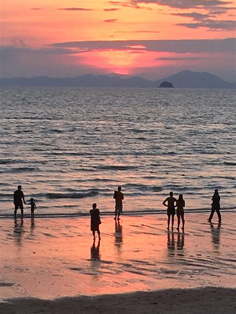 Ao Nang sunset today. : r/Thailand