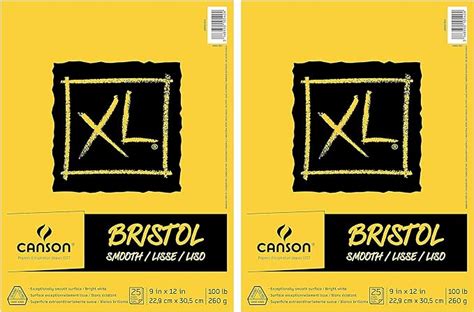 Canson Série XL Bristol Pad papier à fort grammage SE replie sur 45