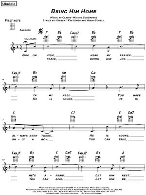 "Bring Him Home" Sheet Music - 47 Arrangements Available Instantly ...