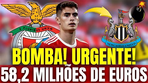 BOMBA URGENTE 58 2 MILÕES DE EUROS CRAQUE DE SAÍDA BENFICA