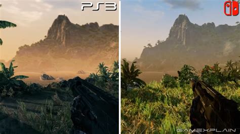 Video: Crysis Remastered for Switch vs. PC and PS3