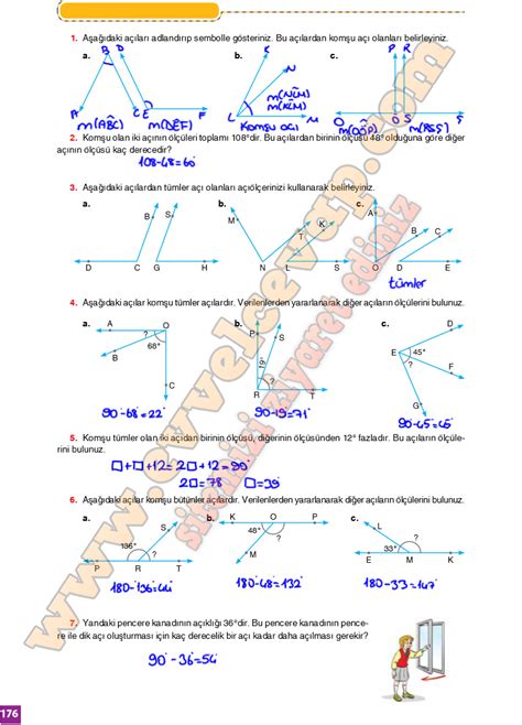 S N F Matematik Ders Kitab Cevaplar Koza Yay Nlar Sayfa