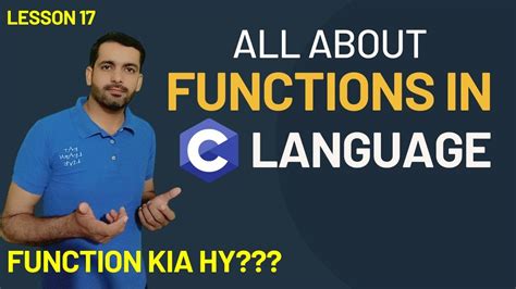 17 Functions In C Language C Language Tutorials For Beginners Youtube