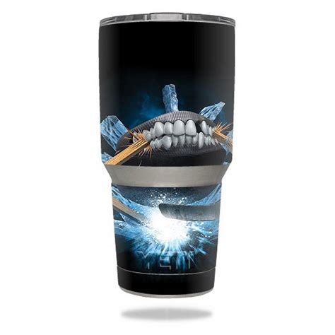 MightySkins YERAM30 Hockey Monster Skin For Yeti 30 Oz Tumbler Hockey