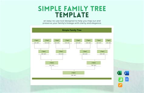 Free Editable Family Tree Templates in Word to Download