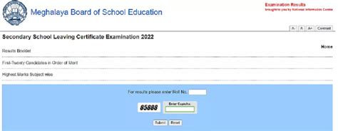 Mbose Hsslc Result Declared Megresults Nic In Check Live Updates