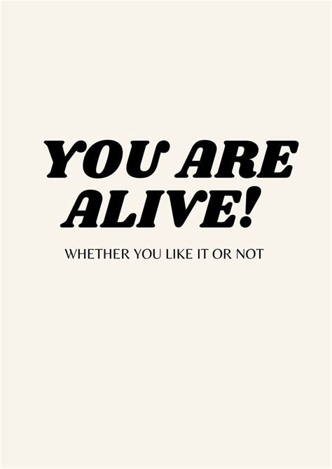 You are alive etsy digital print – Artofit