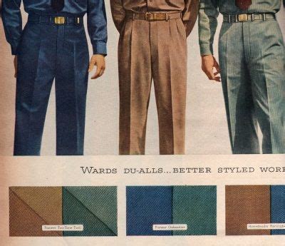 Men S Vintage Workwear Inspired Clothing Mens Work Outfits 1940s