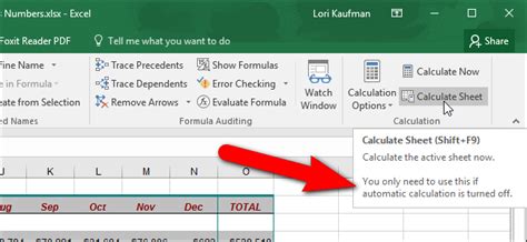 How To Manually Calculate Only The Active Worksheet In Excel