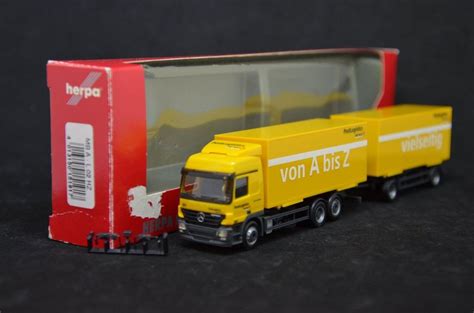 Herpa Mb Actros L Wechselkoffer H Ngerzug Post Kaufen Auf